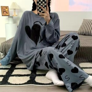 Pajama Set Gray